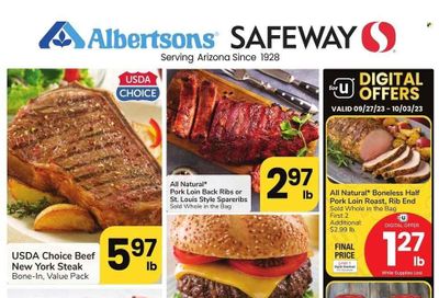 Safeway (AZ) Weekly Ad Flyer Specials September 27 to October 3, 2023