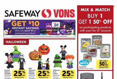 Safeway (CA) Weekly Ad Flyer Specials September 27 to October 3, 2023