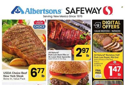 Safeway (NM) Weekly Ad Flyer Specials September 27 to October 3, 2023