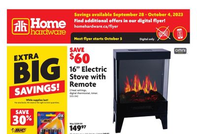 Home Hardware (BC) Flyer September 28 to October 4