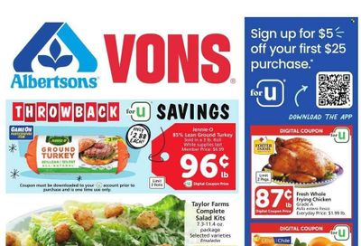 Vons (CA) Weekly Ad Flyer Specials September 27 to October 3, 2023