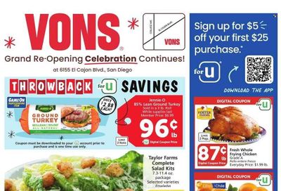 Vons (CA) Weekly Ad Flyer Specials September 27 to October 3, 2023