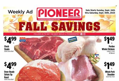 Pioneer Supermarkets (NJ, NY) Weekly Ad Flyer Specials September 24 to September 30, 2023