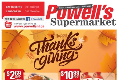 Powell's Supermarket Flyer September 28 to October 4