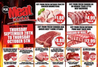 M.R. Meat Market Flyer September 28 to October 5
