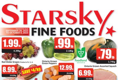 Starsky Foods Flyer September 28 to October 4