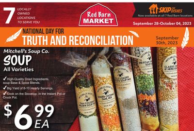 Red Barn Market Flyer September 28 to October 4
