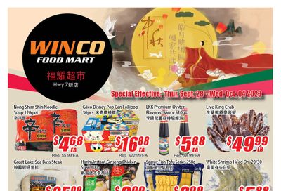 WinCo Food Mart (HWY 7) Flyer September 28 to October 4