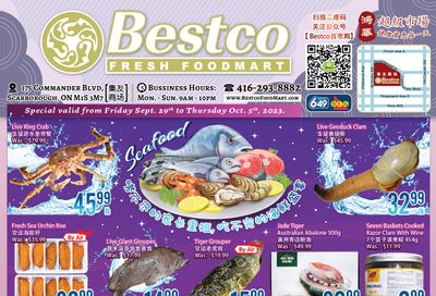 BestCo Food Mart (Scarborough) Flyer September 29 to October 5