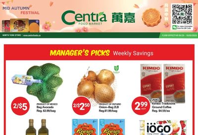 Centra Foods (North York) Flyer September 29 to October 5