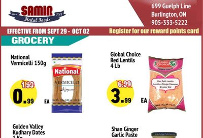 Samir Supermarket Flyer September 29 to October 2