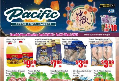 Pacific Fresh Food Market (Pickering) Flyer September 29 to October 5