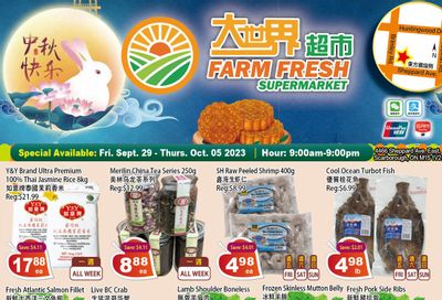 Farm Fresh Supermarket Flyer September 29 to October 5