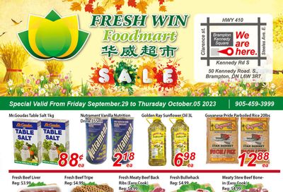 Fresh Win Foodmart Flyer September 29 to October 5