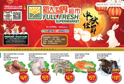 Full Fresh Supermarket Flyer September 29 to October 5
