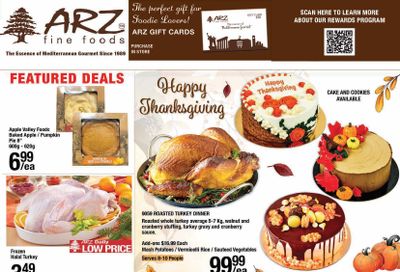 Arz Fine Foods Flyer September 29 to October 5