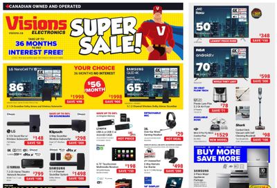 Visions Electronics Flyer September 29 to October 5