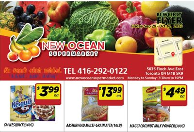 New Ocean Supermarket Flyer September 29 to October 12