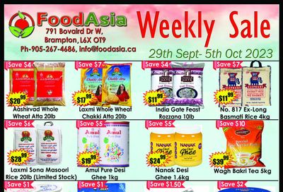 FoodAsia Flyer September 29 to October 5