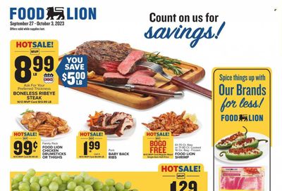 Food Lion (GA) Weekly Ad Flyer Specials September 27 to October 3, 2023