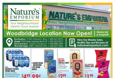 Nature's Emporium Monthly Flyer November 1 to 24