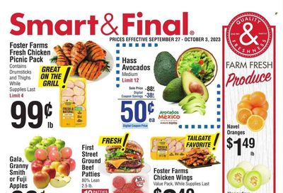 Smart & Final (AZ, NV) Weekly Ad Flyer Specials September 27 to October 3, 2023