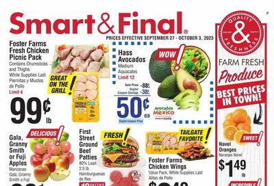 Smart & Final (CA) Weekly Ad Flyer Specials September 27 to October 3, 2023