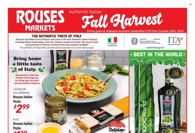 Rouses Markets (AL) Weekly Ad Flyer Specials September 27 to October 25, 2023