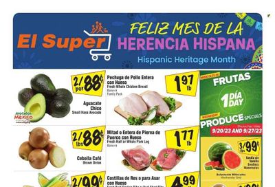 El Super (TX) Weekly Ad Flyer Specials September 27 to October 3, 2023