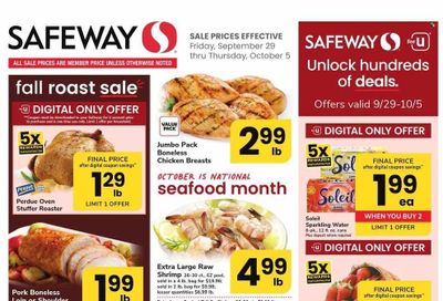 Safeway (VA) Weekly Ad Flyer Specials September 29 to October 5, 2023