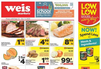 Weis (MD, NY, PA) Weekly Ad Flyer Specials September 28 to October 4, 2023