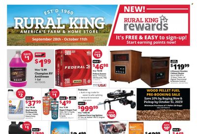 Rural King Weekly Ad Flyer Specials September 28 to October 11, 2023
