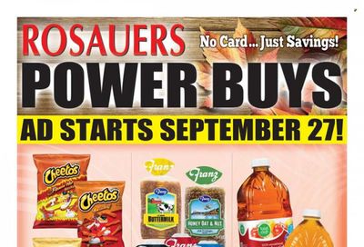 Rosauers (ID, MT, OR, WA) Weekly Ad Flyer Specials September 27 to October 31, 2023