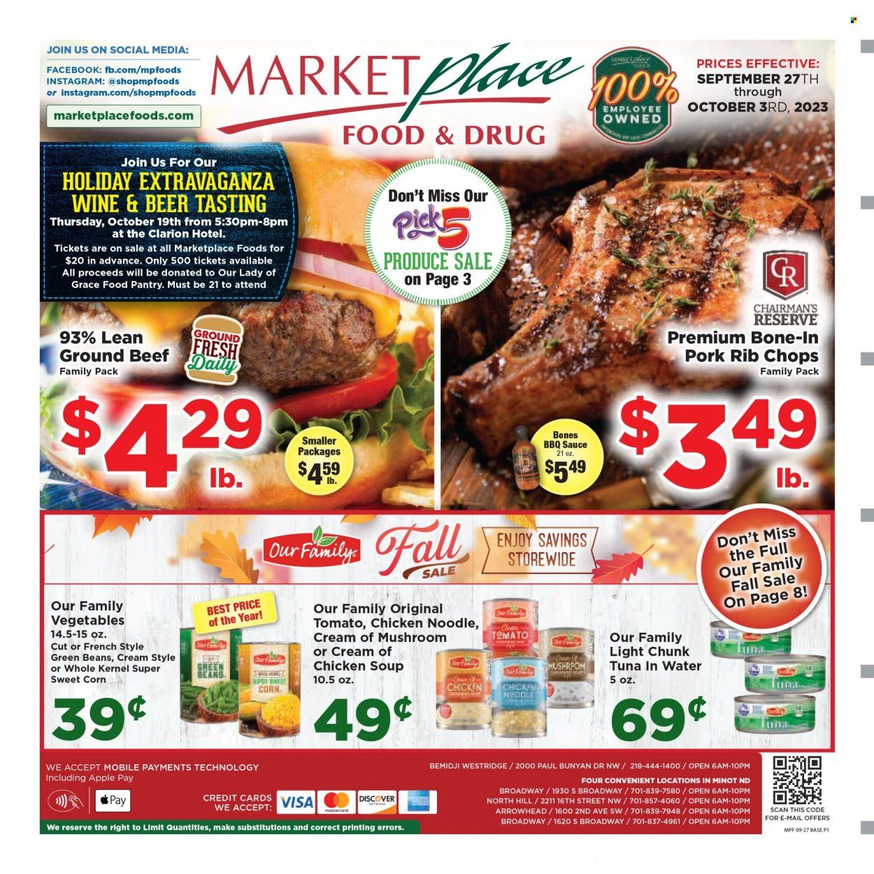 Marketplace Foods (ND) Weekly Ad Flyer Specials September 27 to October 3, 2023