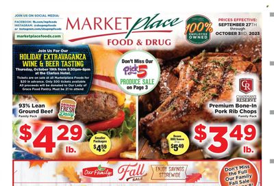 Marketplace Foods (ND) Weekly Ad Flyer Specials September 27 to October 3, 2023