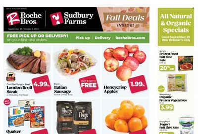 Roche Bros. (MA) Weekly Ad Flyer Specials September 29 to October 5, 2023