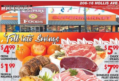 Compare Foods (NY) Weekly Ad Flyer Specials September 29 to October 5, 2023
