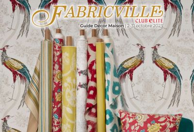 Fabricville Home Decor Flyer October 2 to 31