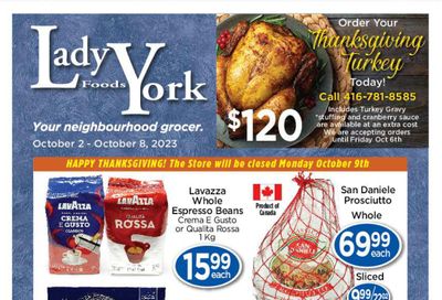 Lady York Foods Flyer October 2 to 8