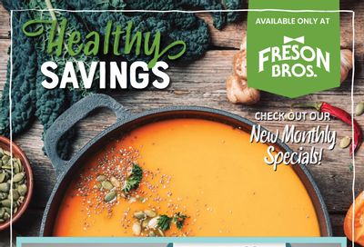 Freson Bros. Healthy Essentials Flyer September 29 to October 26