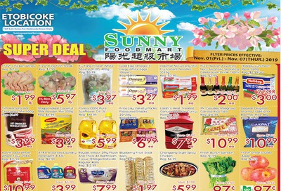 Sunny Foodmart (Etobicoke) Flyer November 1 to 7
