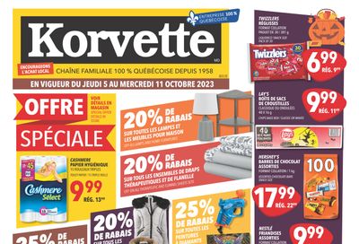 Korvette Flyer October 5 to 11