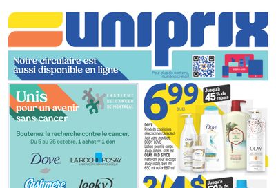 Uniprix Flyer October 5 to 11