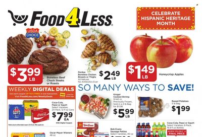Food 4 Less (IL) Weekly Ad Flyer Specials October 4 to October 10, 2023