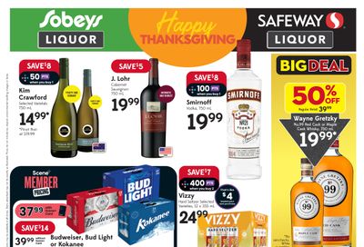 Sobeys/Safeway (AB) Liquor Flyer October 5 to 11