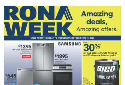 Rona (West) Flyer October 5 to 11