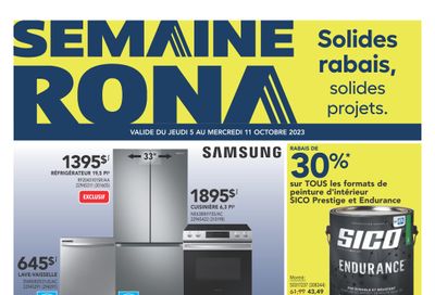 Rona (QC) Flyer October 5 to 11