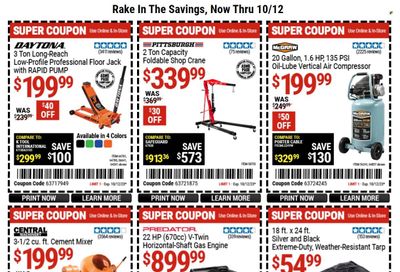 Harbor Freight Weekly Ad Flyer Specials October 3 to October 12, 2023