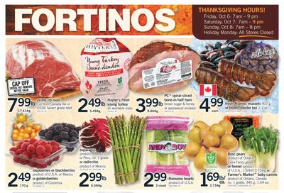 Fortinos Flyer October 5 to 8
