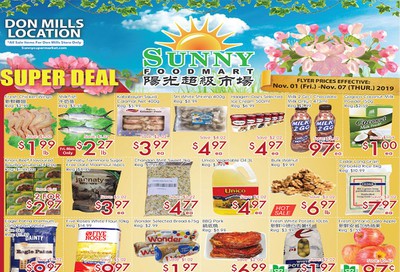 Sunny Foodmart (Don Mills) Flyer November 1 to 7